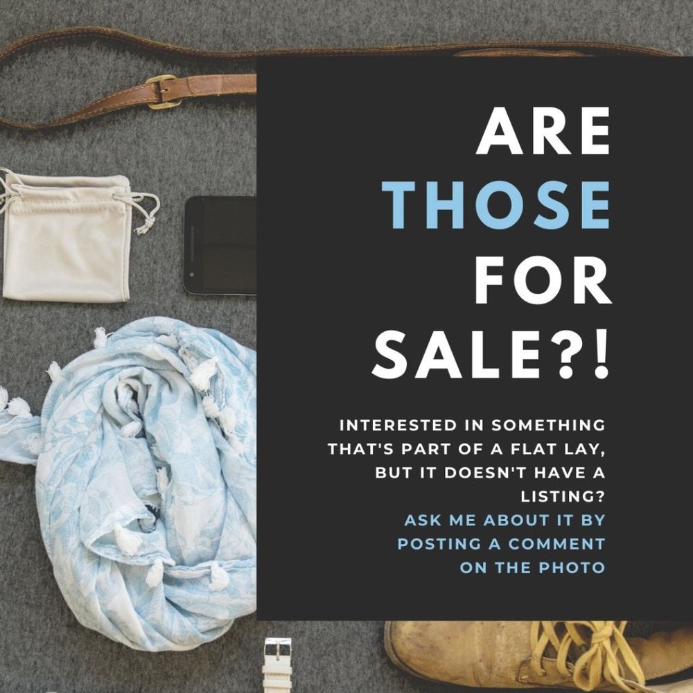 See something you like? Ask me about it!